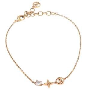 LOUIS VUITTON Gold Charm Bracelet